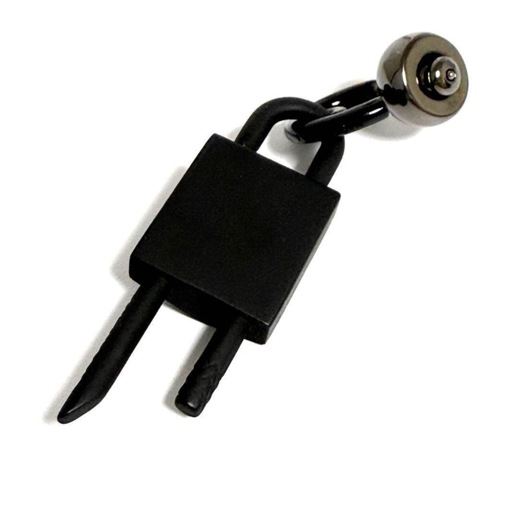 Givenchy Givenchy Men's 4G Rock Single Earring Size ONE SIZE - 2 Thumbnail