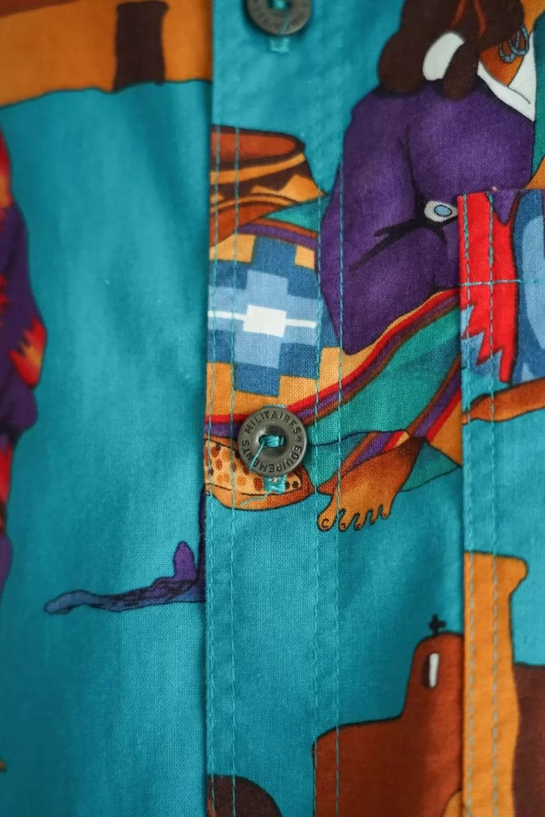 Yohji Yamamoto Indian Print Y's Shirt by Yohji Yamamoto Size US L / EU 52-54 / 3 - 5 Thumbnail