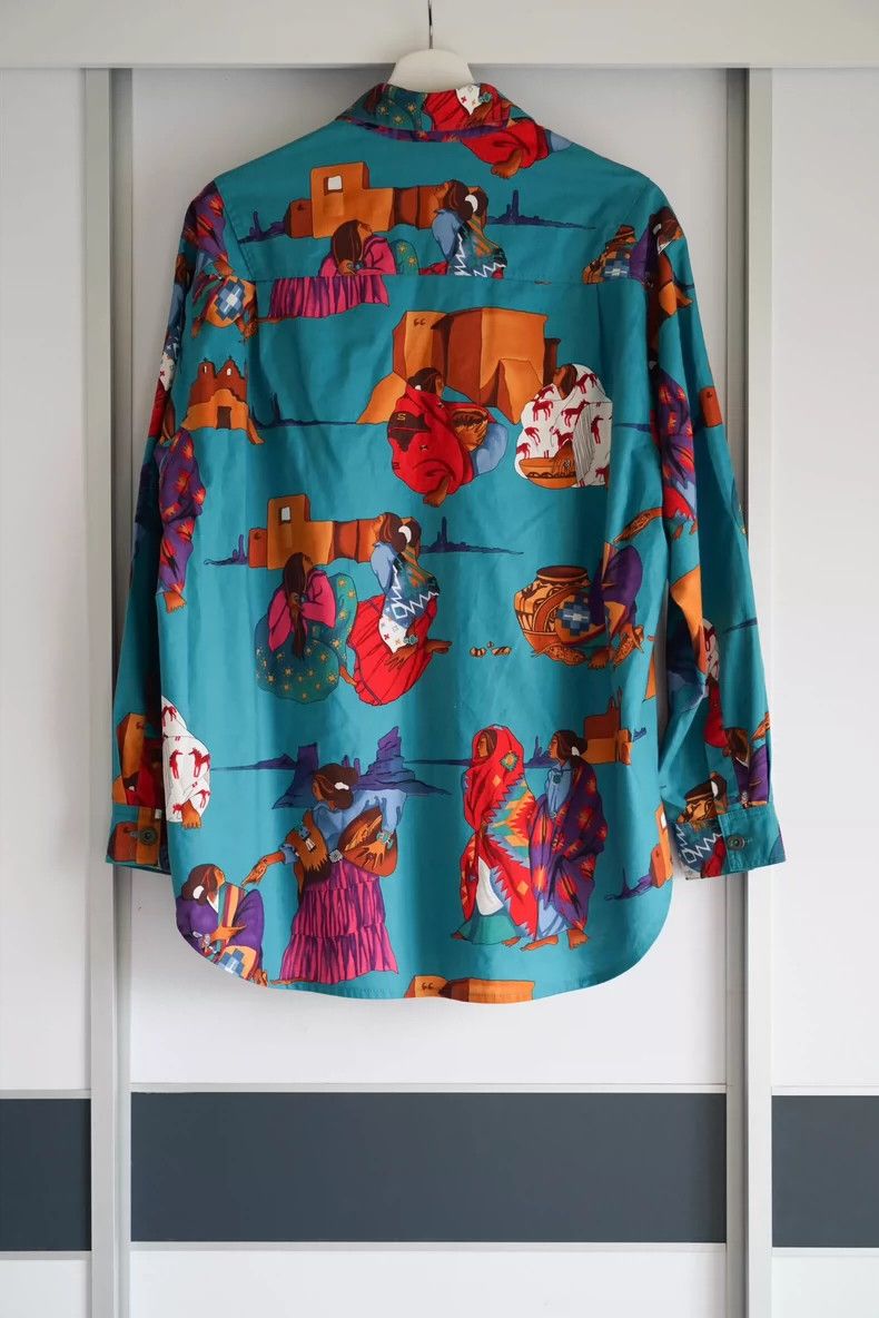 Yohji Yamamoto Indian Print Y's Shirt by Yohji Yamamoto Size US L / EU 52-54 / 3 - 2 Thumbnail