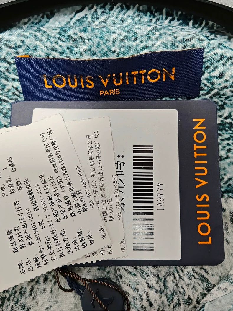 Louis Vuitton Louis Vuitton Marble Print Short Sleeve Shirt Size US S / EU 44-46 / 1 - 4 Thumbnail