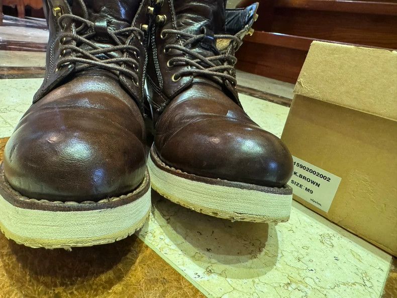 Visvim visvim ict virgil brown leather boots Size US 9 / EU 42 - 3 Thumbnail