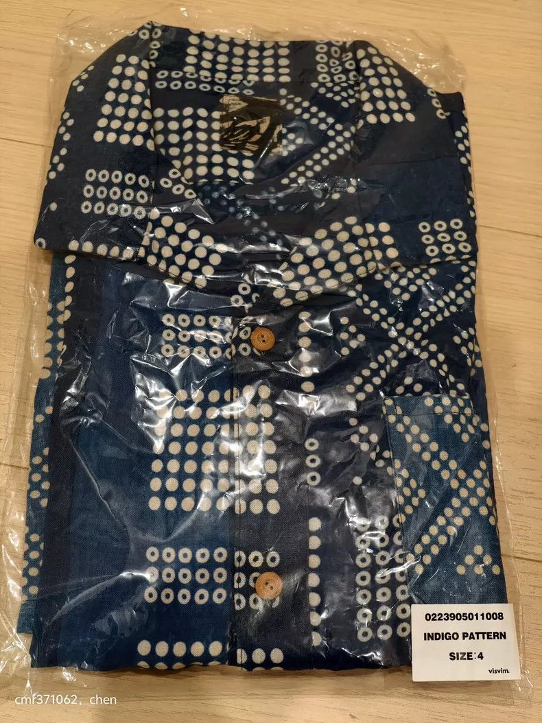 Visvim VISVIM Short Sleeve Indigo Pattern Shirt Size US S / EU 44-46 / 1 - 9 Thumbnail