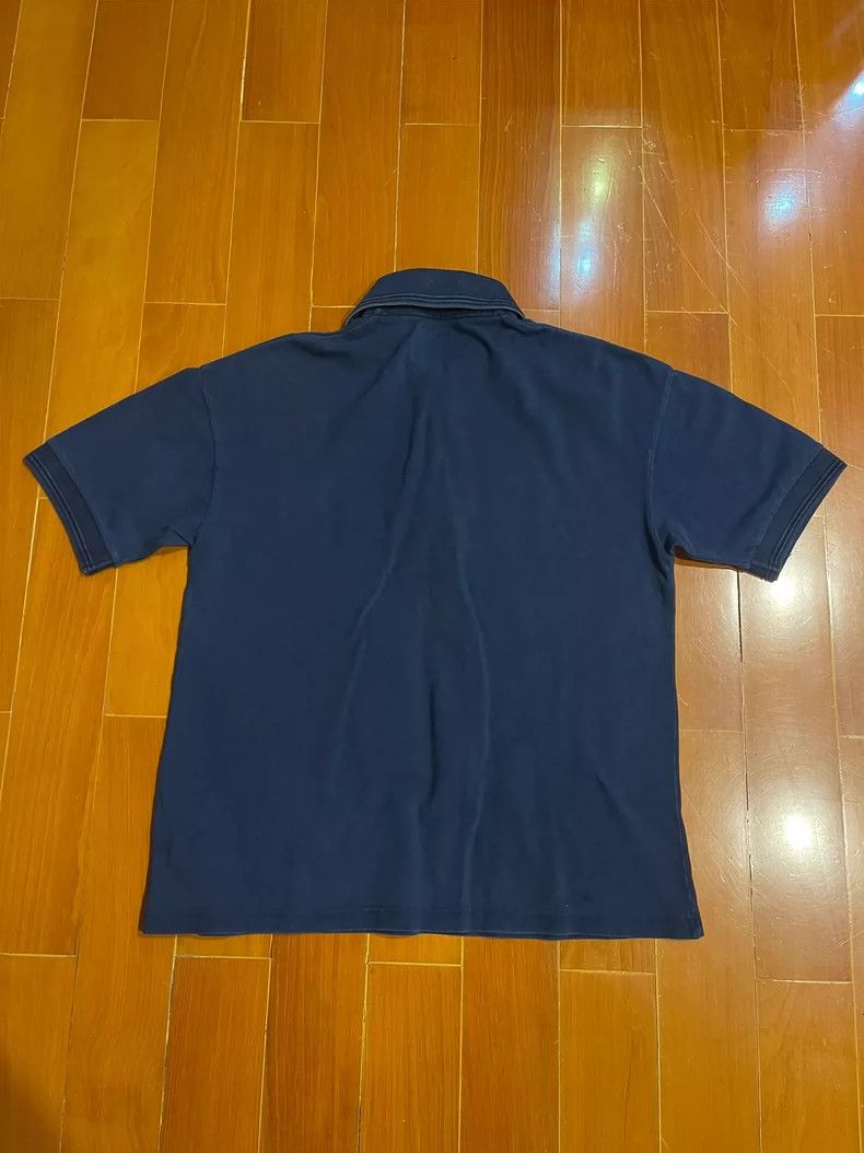 Visvim Visvim ICT Jumbo Weller Polo Shirt Indigo Blue Size US S / EU 44-46 / 1 - 2 Thumbnail