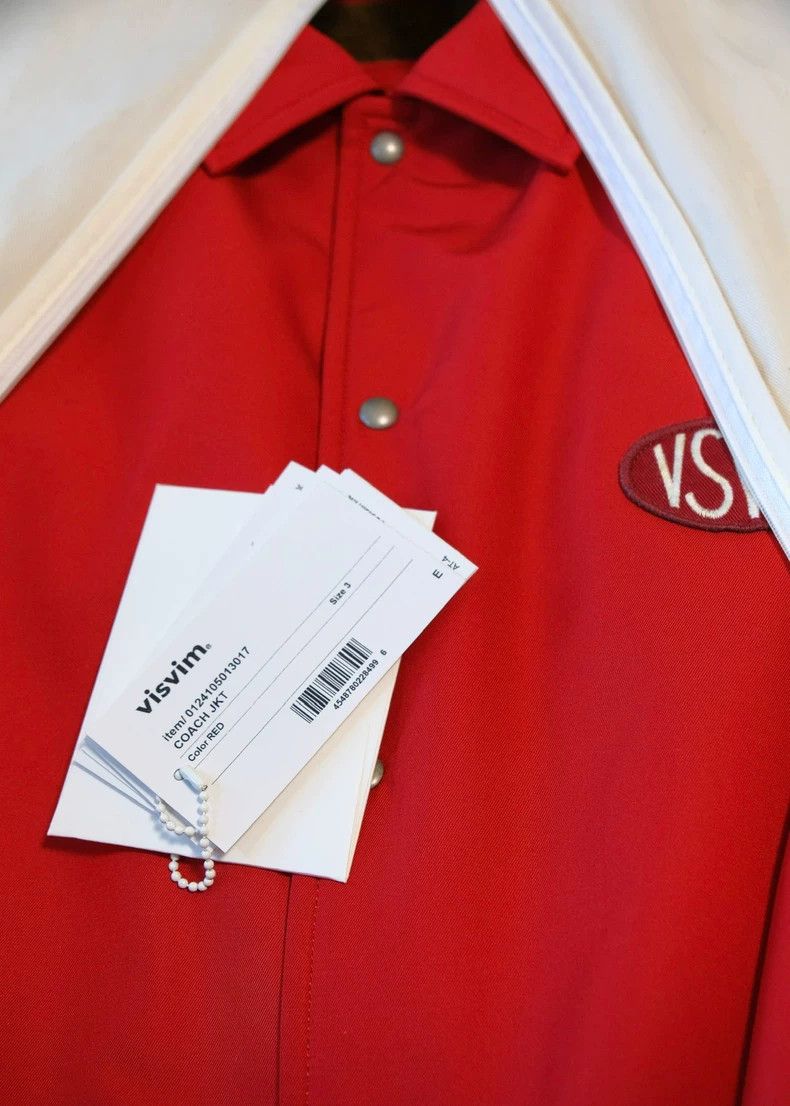 Visvim VISVIM Coach Jacket in Bright Red Color Size US M / EU 48-50 / 2 - 9 Thumbnail