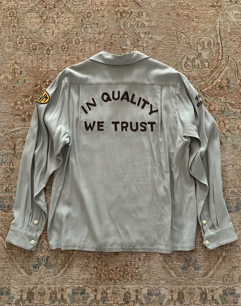 Visvim Visvim Keesey Long Sleeve Shirt in Grey Size US L / EU 52-54 / 3 - 2 Thumbnail