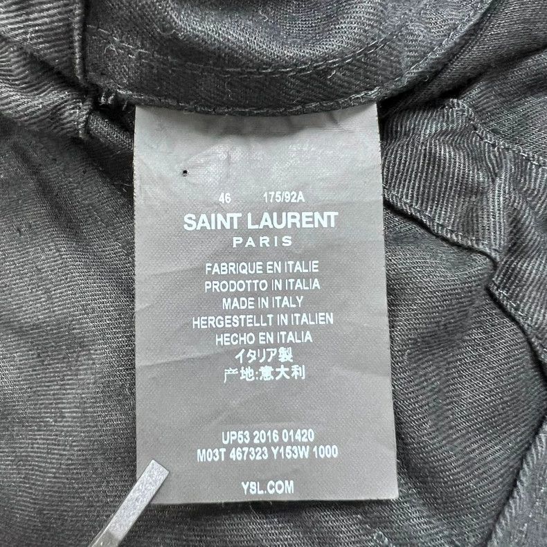 Saint Laurent Paris Saint Laurent Black Four-Pocket Parka Jacket Size US M / EU 48-50 / 2 - 6 Thumbnail