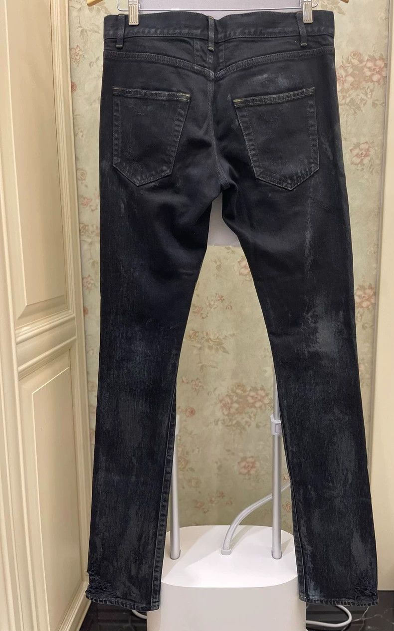 Saint Laurent Paris Saint Laurent Distressed Denim Pants Size 30 Size US 30 / EU 46 - 5 Thumbnail