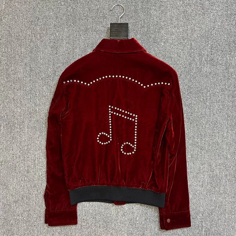 Saint Laurent Paris Saint Laurent Music Note Jacket (Size 44) Size US L / EU 52-54 / 3 - 2 Thumbnail