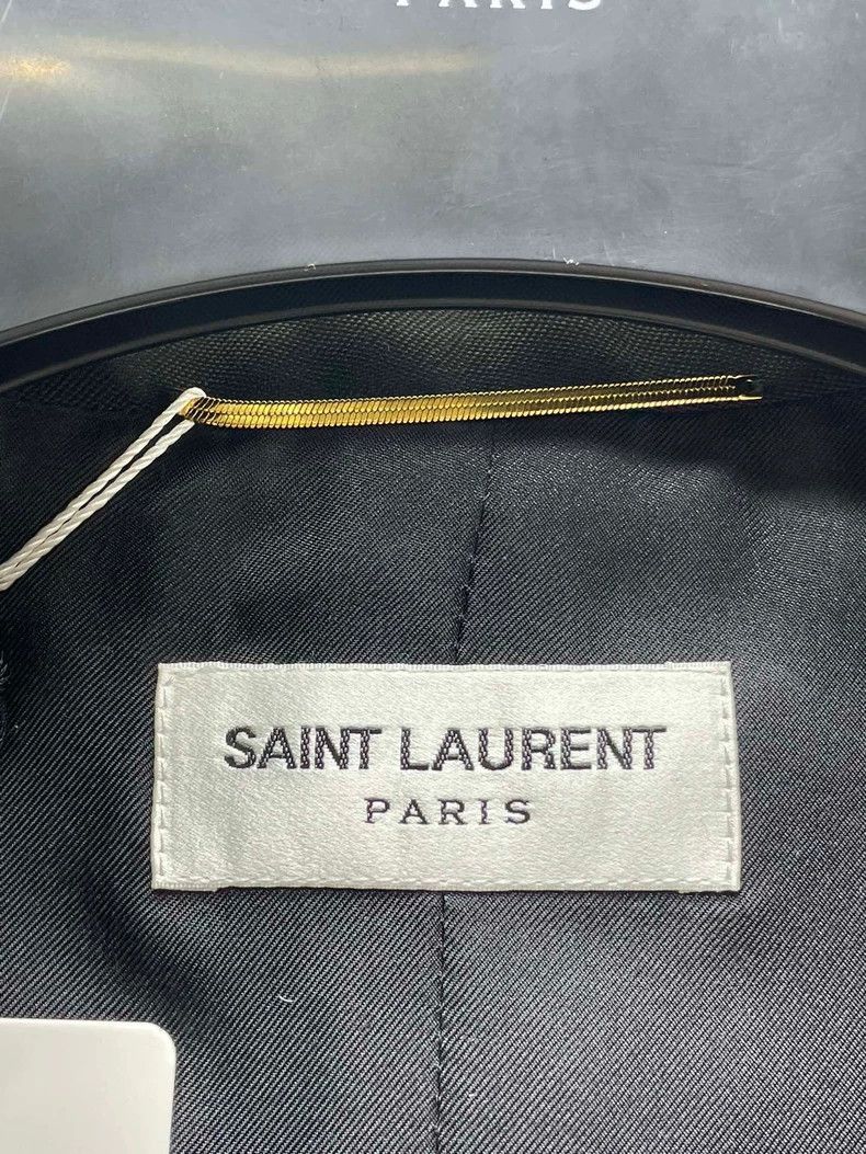 Saint Laurent Paris Saint Laurent Black Suit Jacket with Tags Size US M / EU 48-50 / 2 - 3 Thumbnail