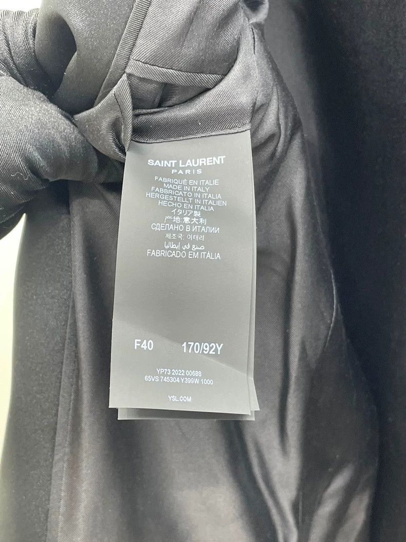 Saint Laurent Paris Saint Laurent Black Suit Jacket with Tags Size US M / EU 48-50 / 2 - 8 Thumbnail