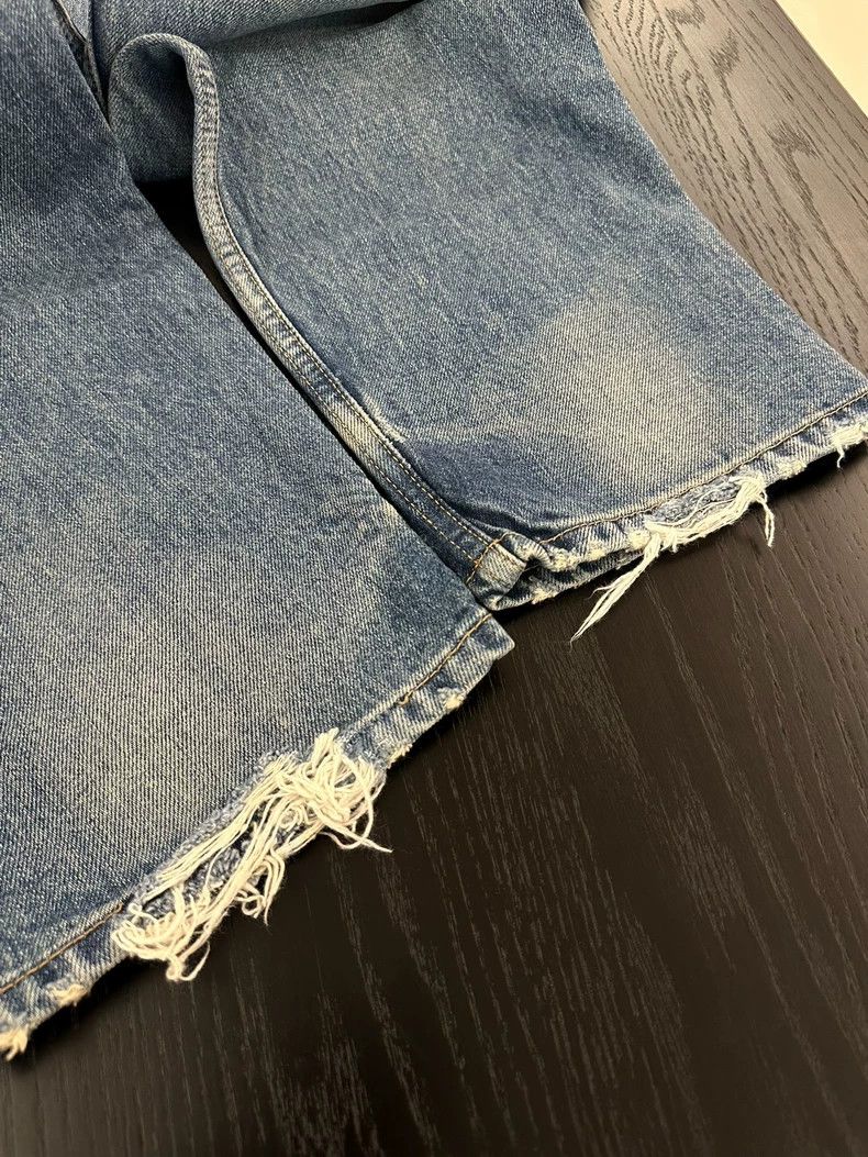 Saint Laurent Paris SLP YSL Mick Charlotte Denim Pants for Women Size US 29 - 6 Thumbnail