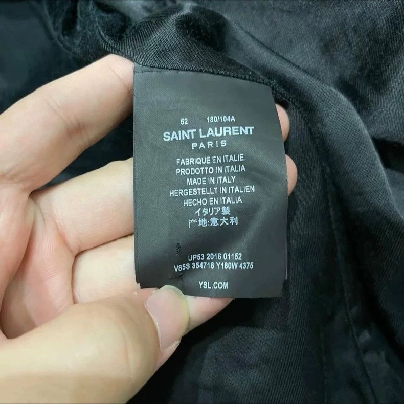Saint Laurent Paris Saint Laurent Blue Bomber Jacket Size US L / EU 52-54 / 3 - 5 Thumbnail