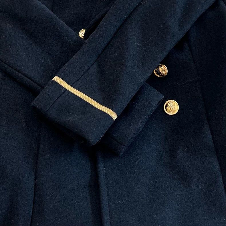 Saint Laurent Paris Saint Laurent Double-Breasted Wool Coat Size US S / EU 44-46 / 1 - 6 Thumbnail