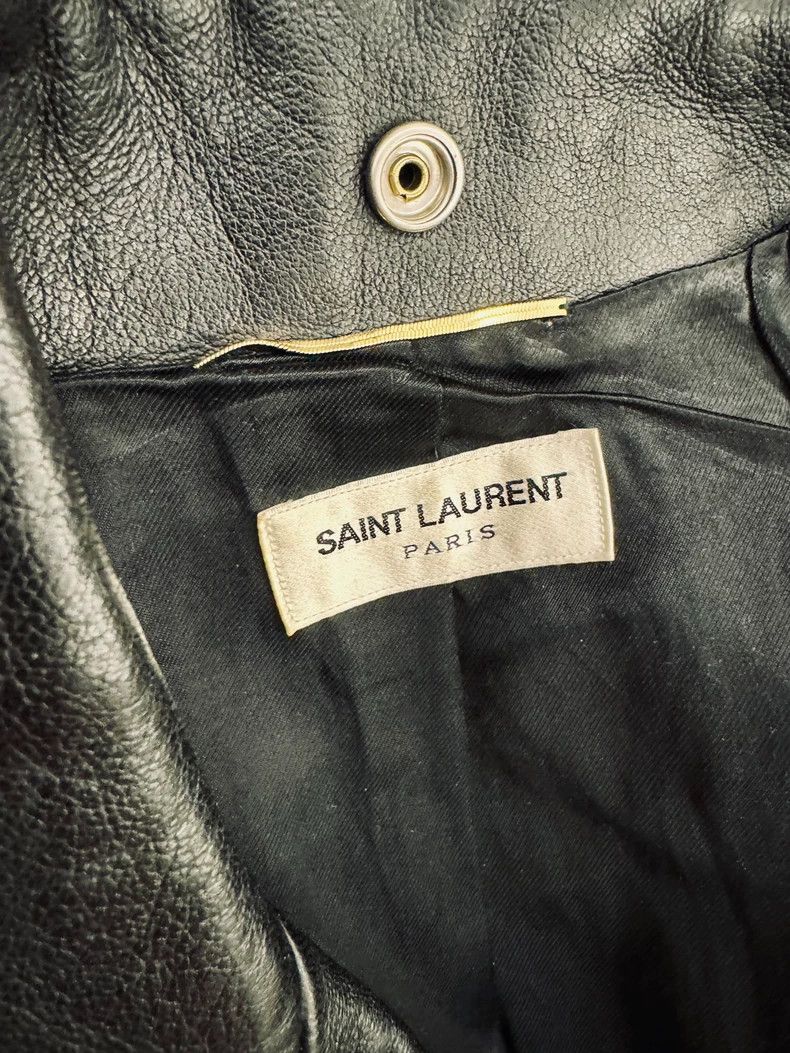 Saint Laurent Paris Saint Laurent Leather Jacket with Box Shape Size US M / EU 48-50 / 2 - 9 Thumbnail