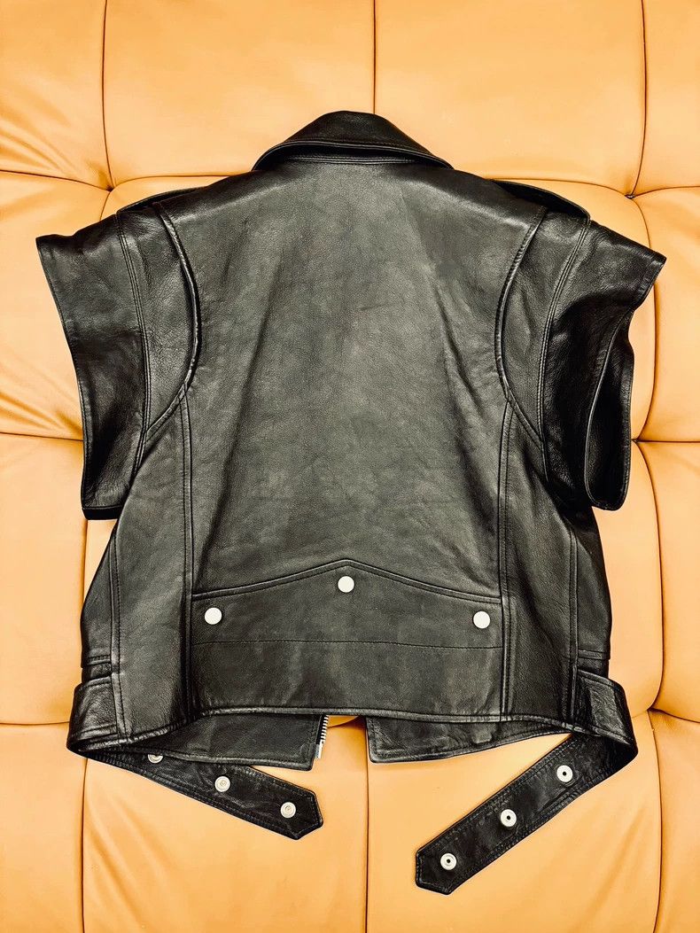 Saint Laurent Paris Saint Laurent Leather Jacket with Box Shape Size US M / EU 48-50 / 2 - 8 Thumbnail