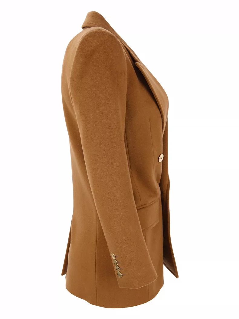 Saint Laurent Paris Saint Laurent Double-Breasted Suit Jacket Size US XXS / EU 40 - 3 Thumbnail