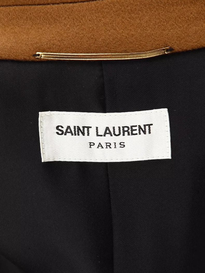 Saint Laurent Paris Saint Laurent Double-Breasted Suit Jacket Size US XXS / EU 40 - 5 Thumbnail