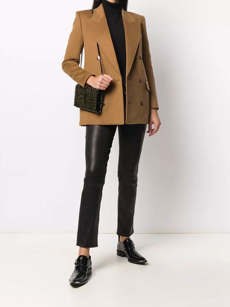 Saint Laurent Paris Saint Laurent Double-Breasted Suit Jacket Size US XXS / EU 40 - 7 Thumbnail