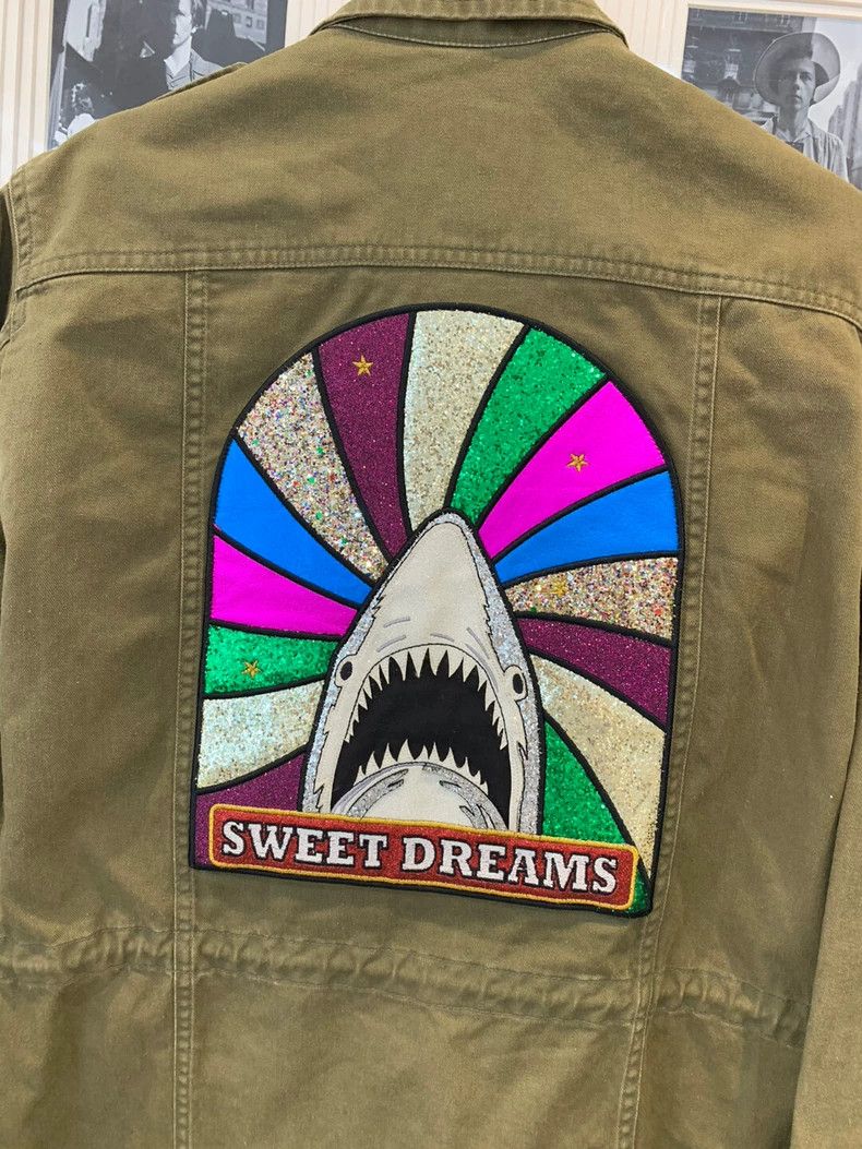 Saint Laurent Paris Saint Laurent Shark Jacket with Colorful Design Size US XS / EU 42 / 0 - 4 Thumbnail