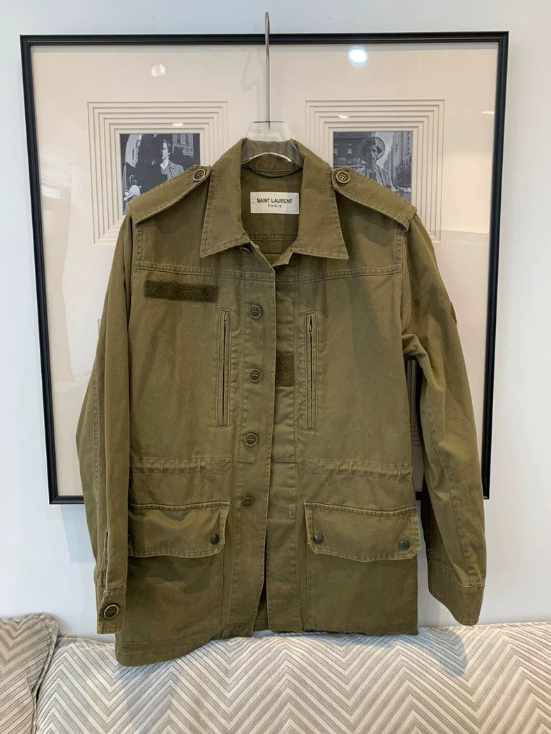 Saint Laurent Paris Saint Laurent Shark Jacket with Colorful Design Size US XS / EU 42 / 0 - 2 Thumbnail