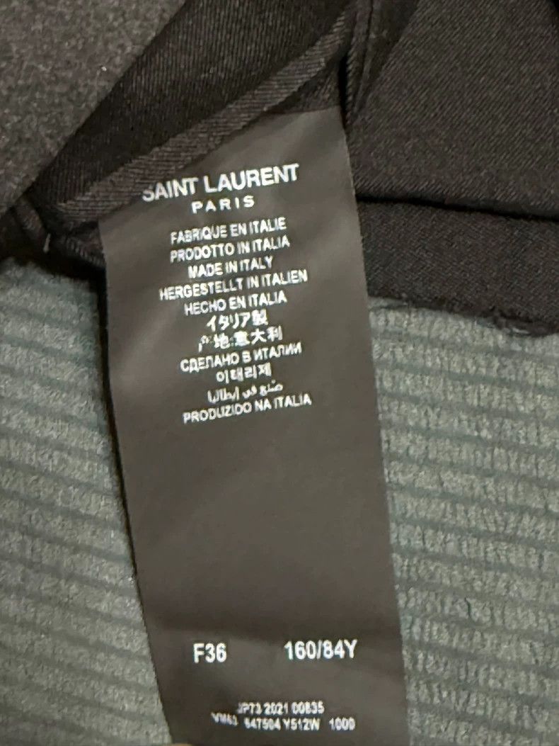 Saint Laurent Paris Saint Laurent Black Short Smoking Jacket Size 36 Size US S / EU 44-46 / 1 - 4 Thumbnail