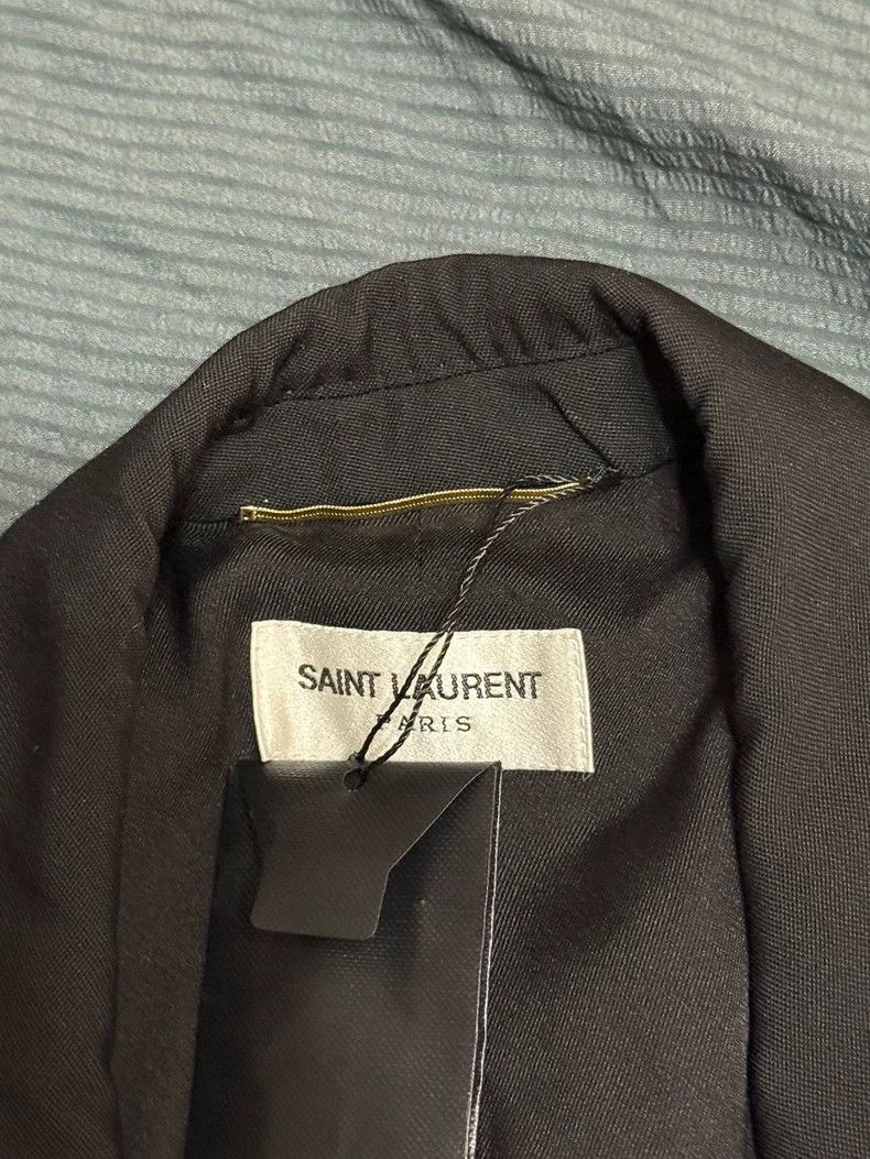 Saint Laurent Paris Saint Laurent Black Short Smoking Jacket Size 36 Size US S / EU 44-46 / 1 - 6 Thumbnail