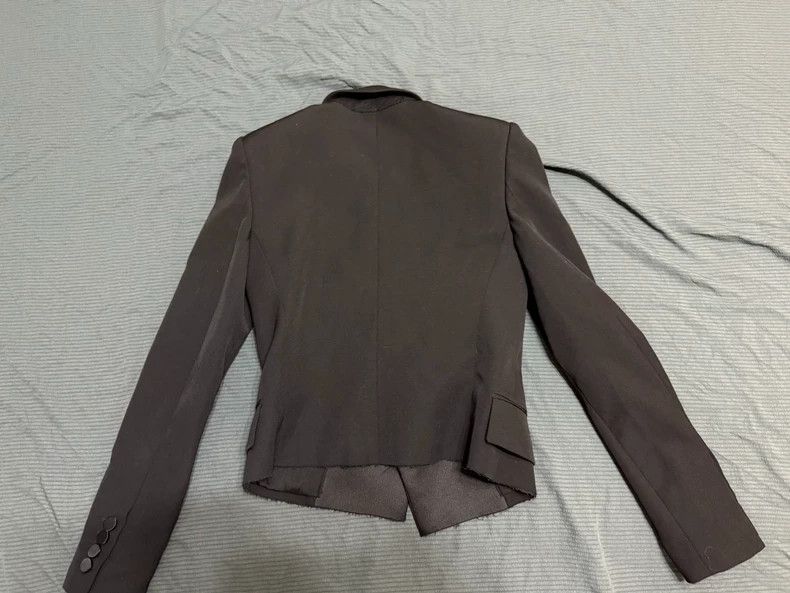 Saint Laurent Paris Saint Laurent Black Short Smoking Jacket Size 36 Size US S / EU 44-46 / 1 - 5 Thumbnail