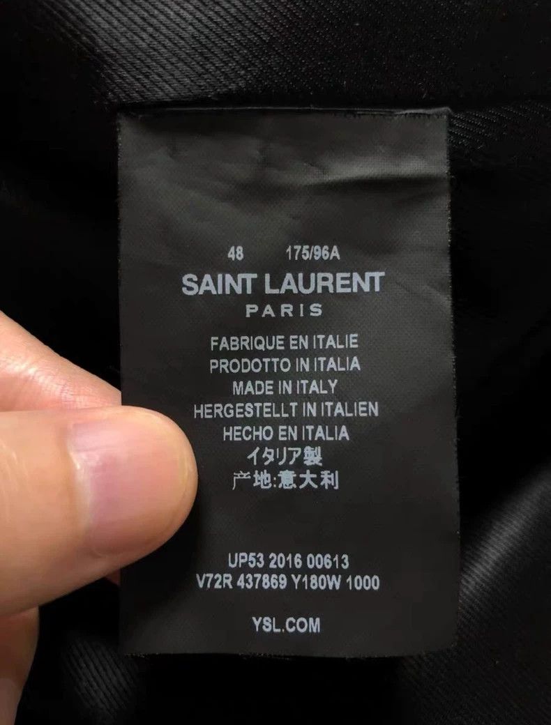 Saint Laurent Paris Saint Laurent Black Leopard Print Jacket Size US L / EU 52-54 / 3 - 8 Thumbnail