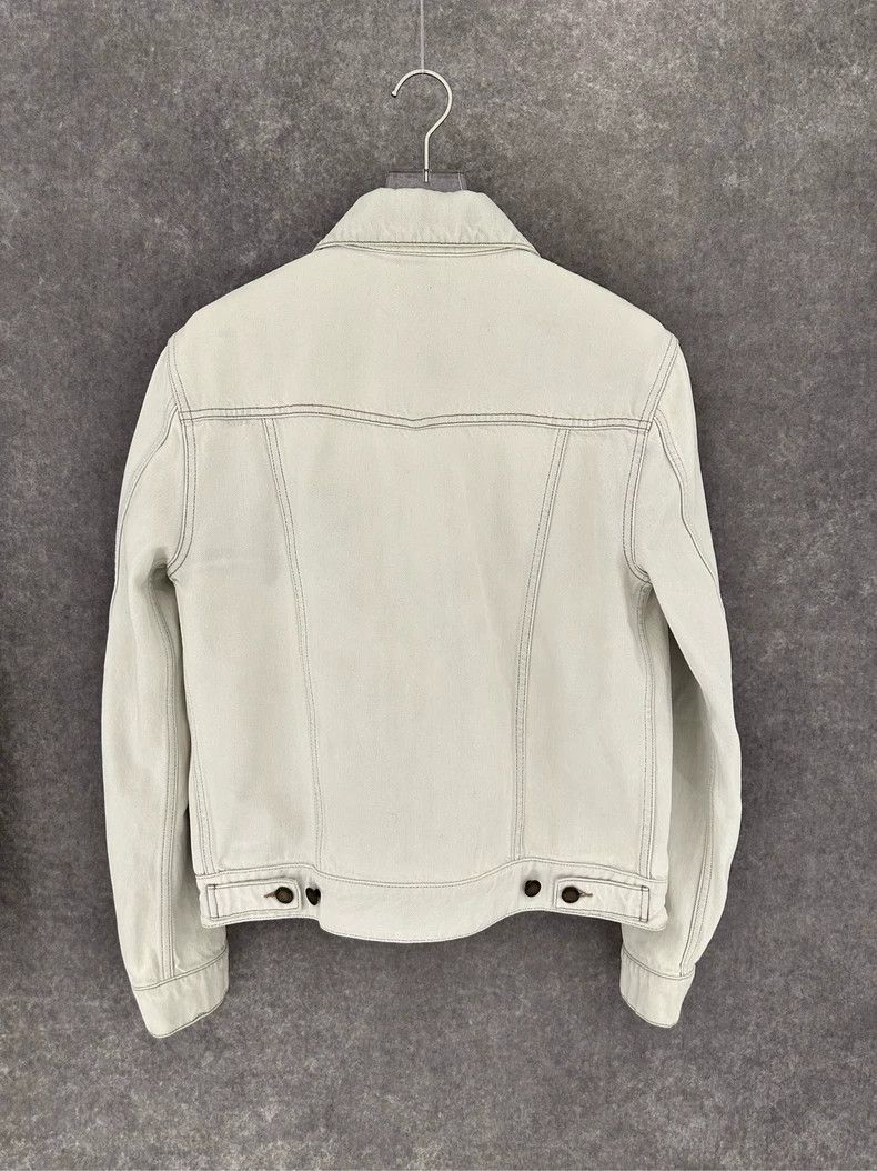 Saint Laurent Paris Saint Laurent White Denim Jacket Size M Size US M / EU 48-50 / 2 - 2 Thumbnail