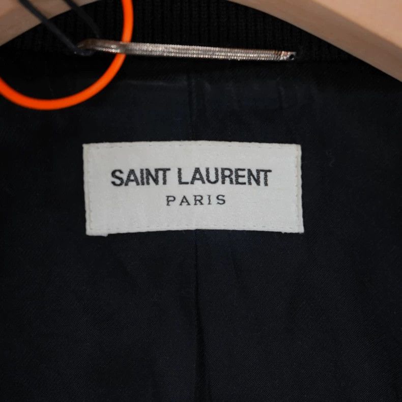 Saint Laurent Paris SaintLaurent Black and White Baseball Jacket Size US L / EU 52-54 / 3 - 4 Thumbnail