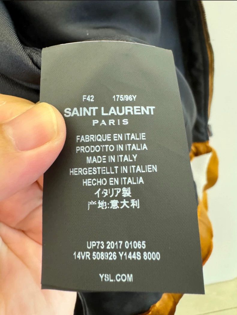 Yves Saint Laurent YSL Women's Silk Blend Bomber Jacket Size 42 Size US L / EU 52-54 / 3 - 7 Thumbnail