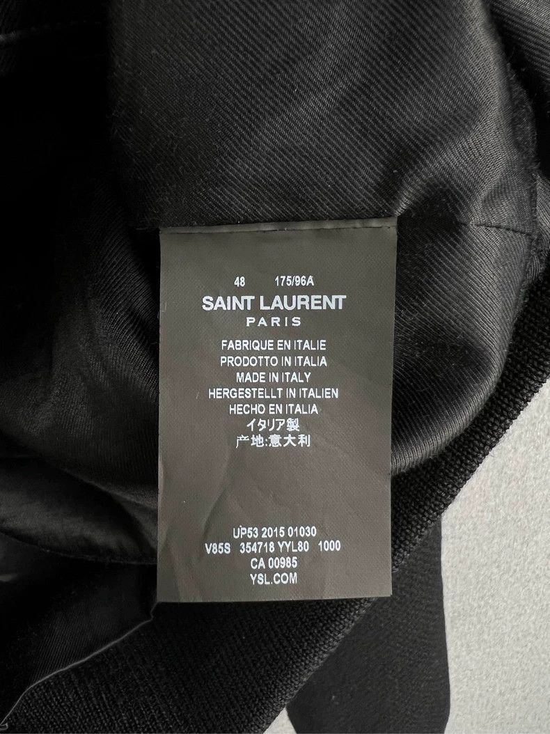 Saint Laurent Paris Saint Laurent Black and White Baseball Jacket Size US M / EU 48-50 / 2 - 4 Thumbnail