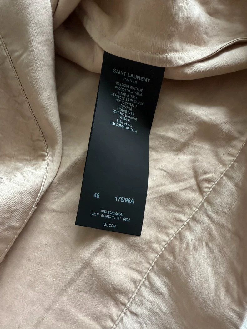 Saint Laurent Paris Light Pink Saint Laurent Jacket Shirt Size US L / EU 52-54 / 3 - 4 Thumbnail