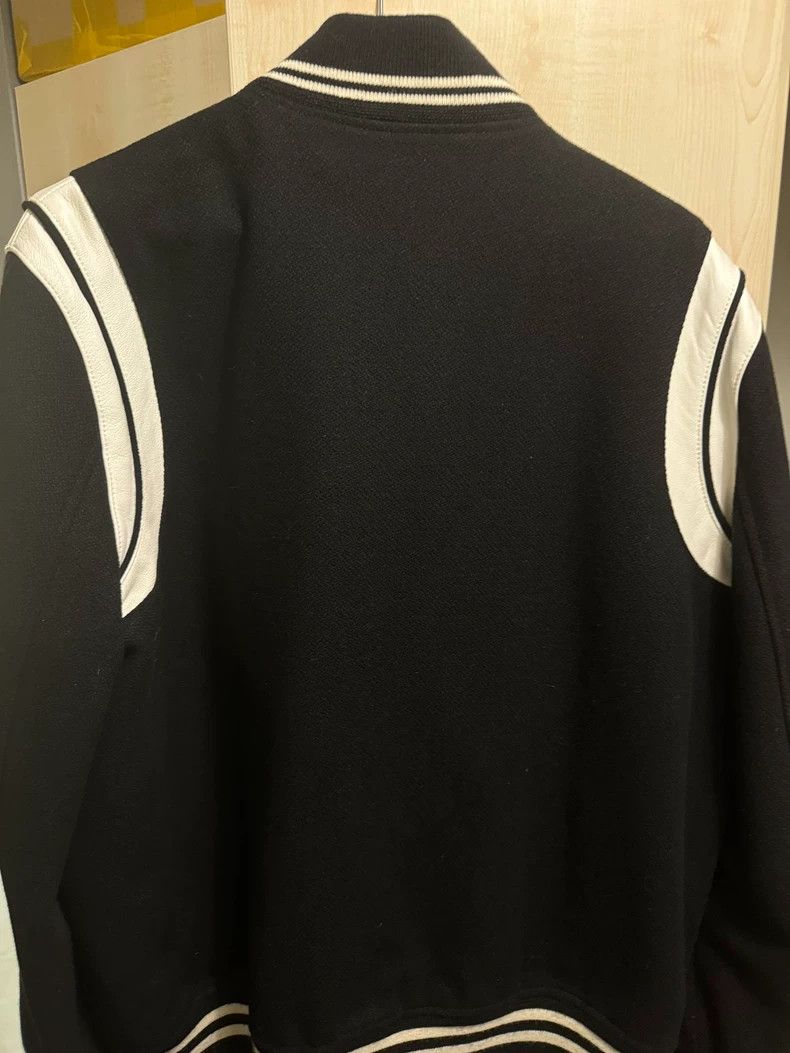 Yves Saint Laurent YSL Classic Black and White Baseball Jacket Size US XXL / EU 58 / 5 - 3 Thumbnail
