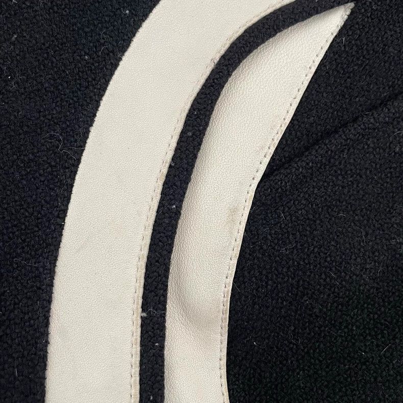 Saint Laurent Paris Saint Laurent Black and White Baseball Jacket Size US L / EU 52-54 / 3 - 6 Thumbnail
