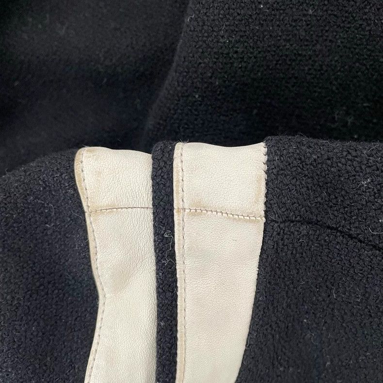 Saint Laurent Paris Saint Laurent Black and White Baseball Jacket Size US L / EU 52-54 / 3 - 7 Thumbnail