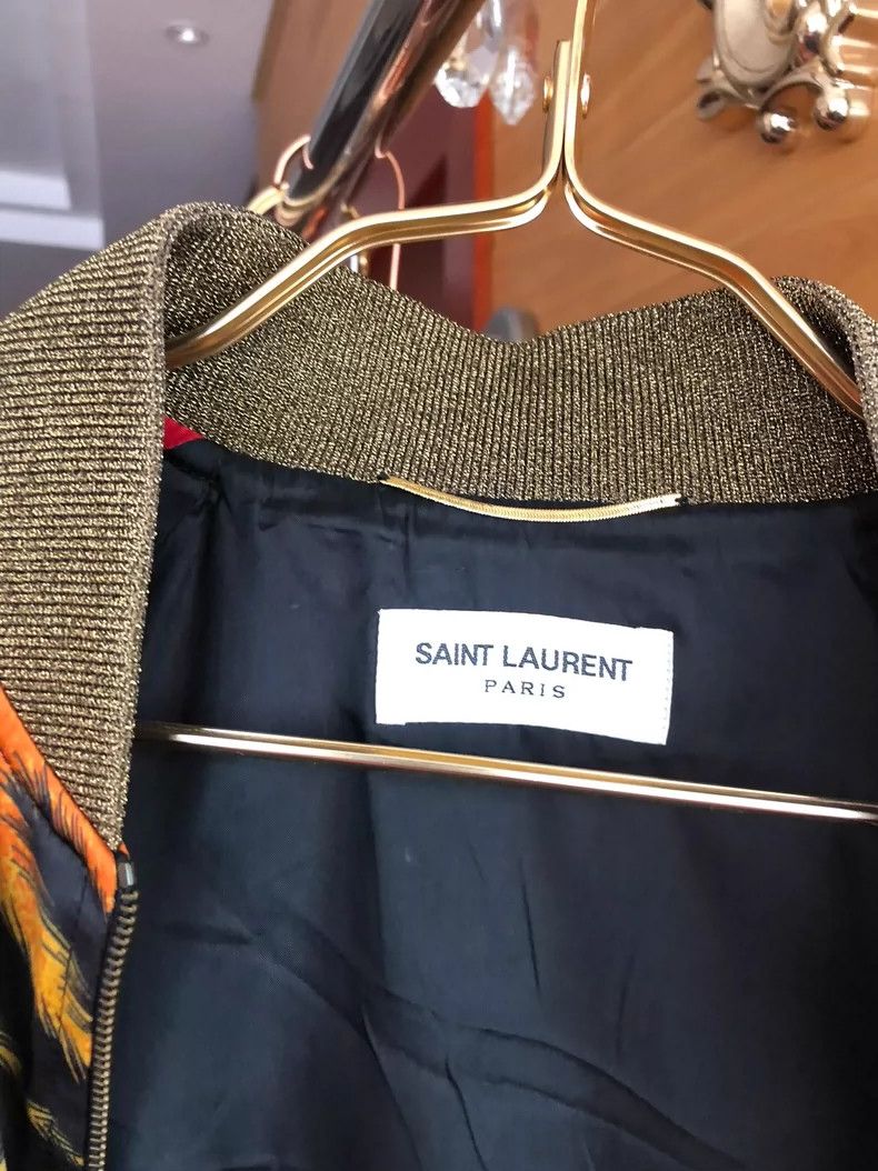 Saint Laurent Paris Saint Laurent Paris YSL Baseball Jacket Size US S / EU 44-46 / 1 - 7 Thumbnail