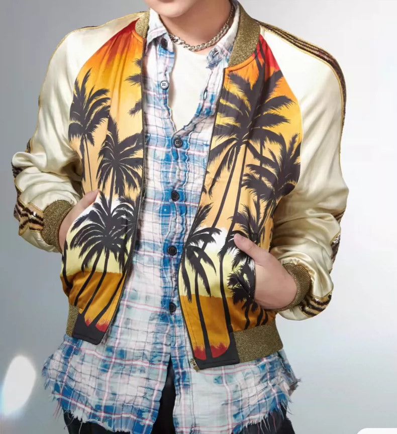 Saint Laurent Paris Saint Laurent Paris YSL Baseball Jacket Size US S / EU 44-46 / 1 - 9 Thumbnail