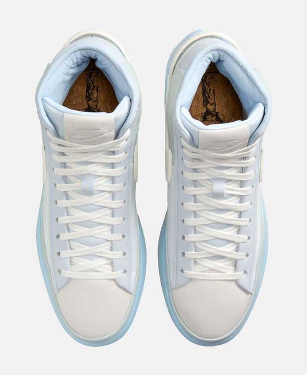 Nike Blazer Phantom Mid Sneakers Size US 7.5 / IT 37.5 - 4 Thumbnail