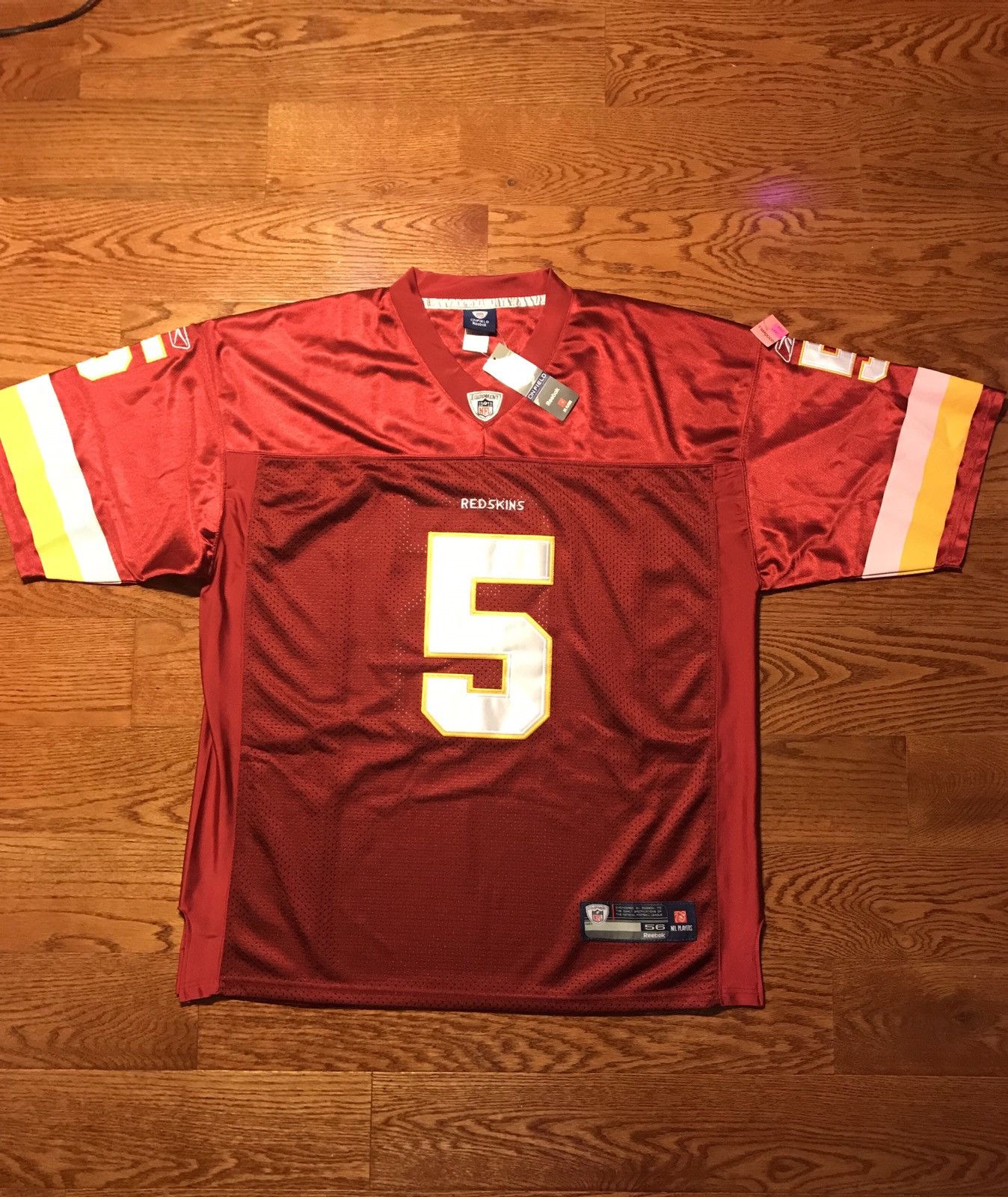 その他 NFL REDSKINS MOSS 89 Reebok 2005-06 Washington Redskins Moss #89 Reebok Replica Away