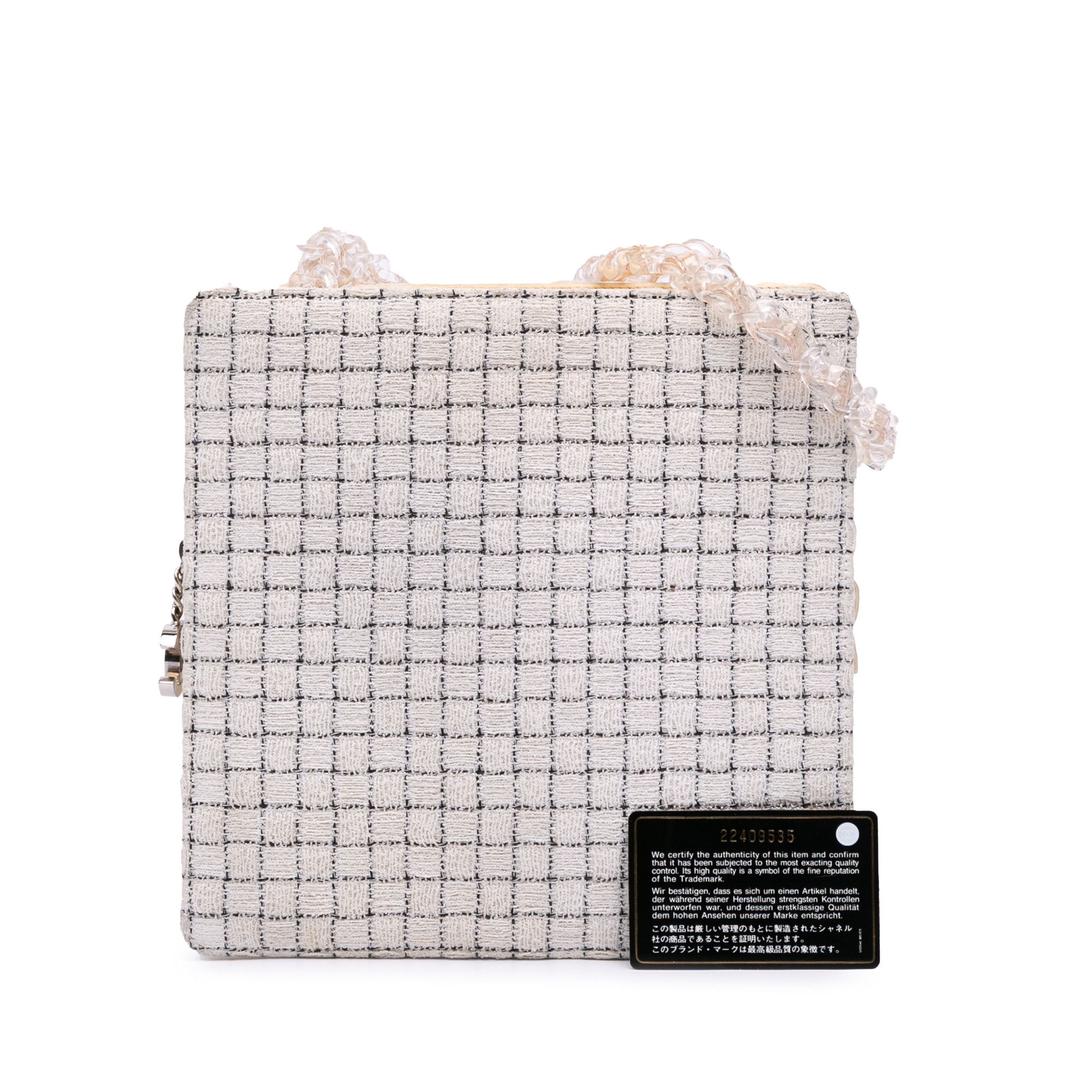 Chanel Chanel Tweed and Resin Zipped Shopping Bag Size ONE SIZE - 13 Thumbnail