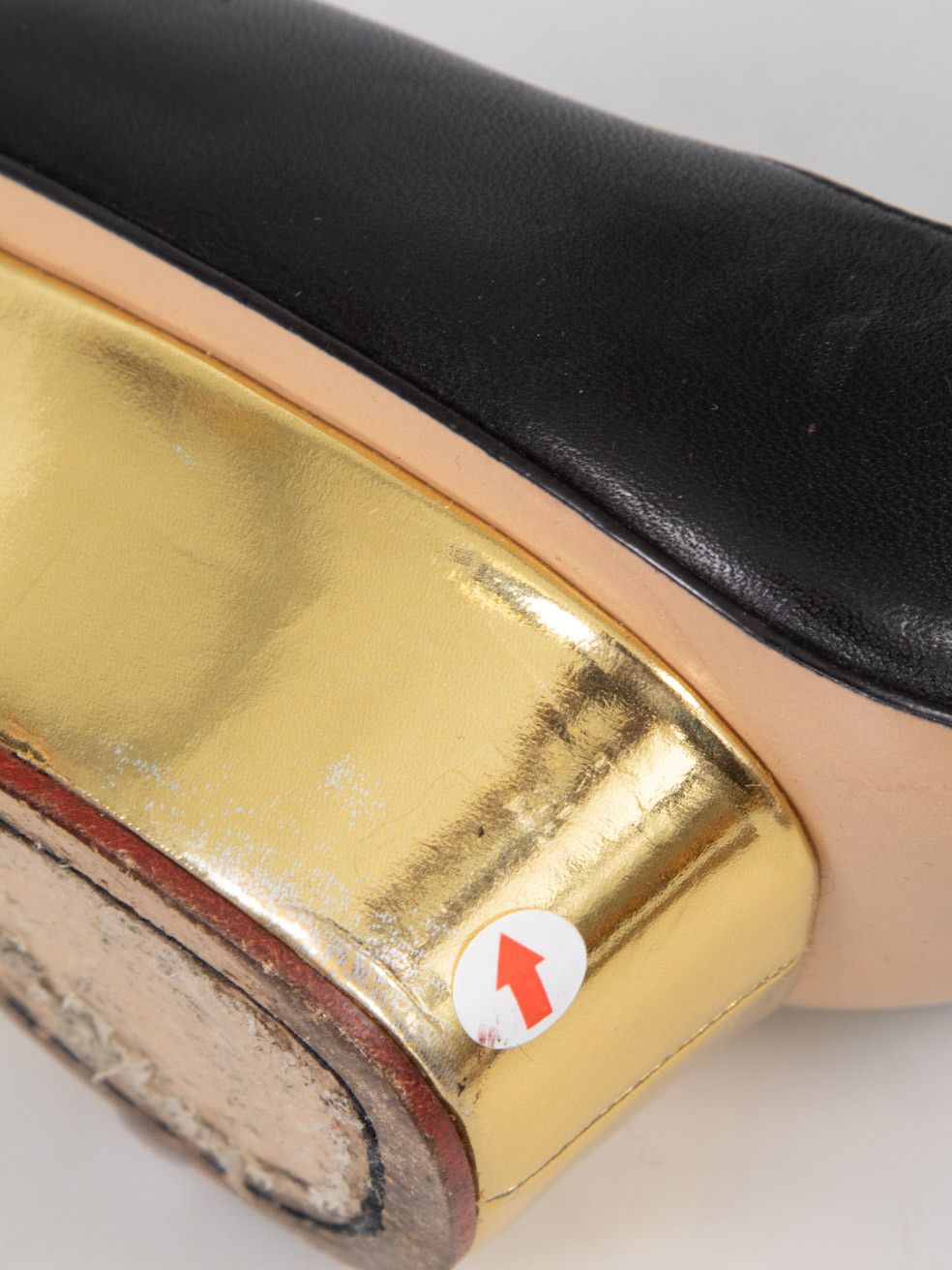 Charlotte Olympia Black Leather Dolly Pumps Size US 9 / IT 39 - 13 Thumbnail