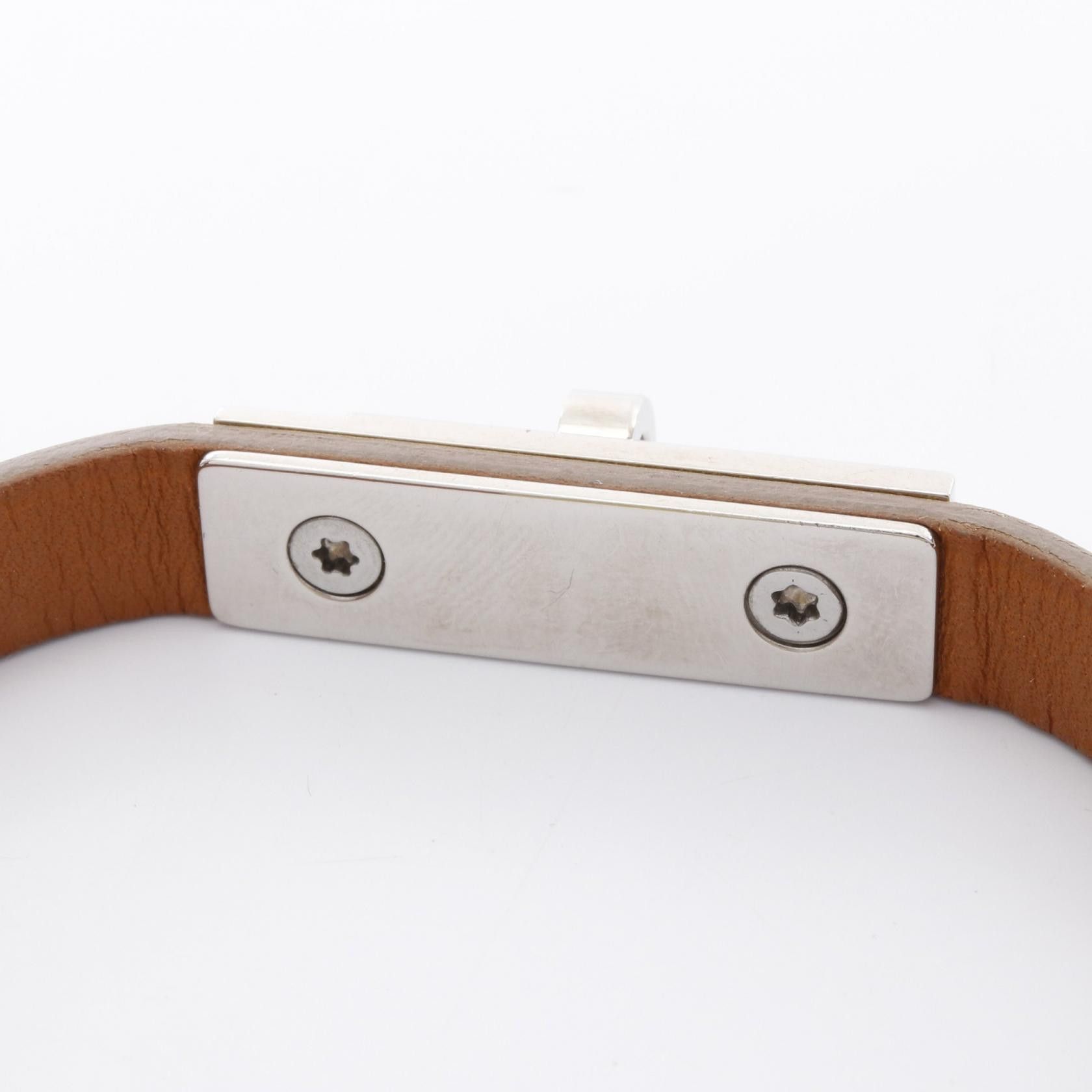 Hermes Hermes Hermes Micro Kelly Leather Bracelet Leather Bracelet Size ONE SIZE - 8 Thumbnail