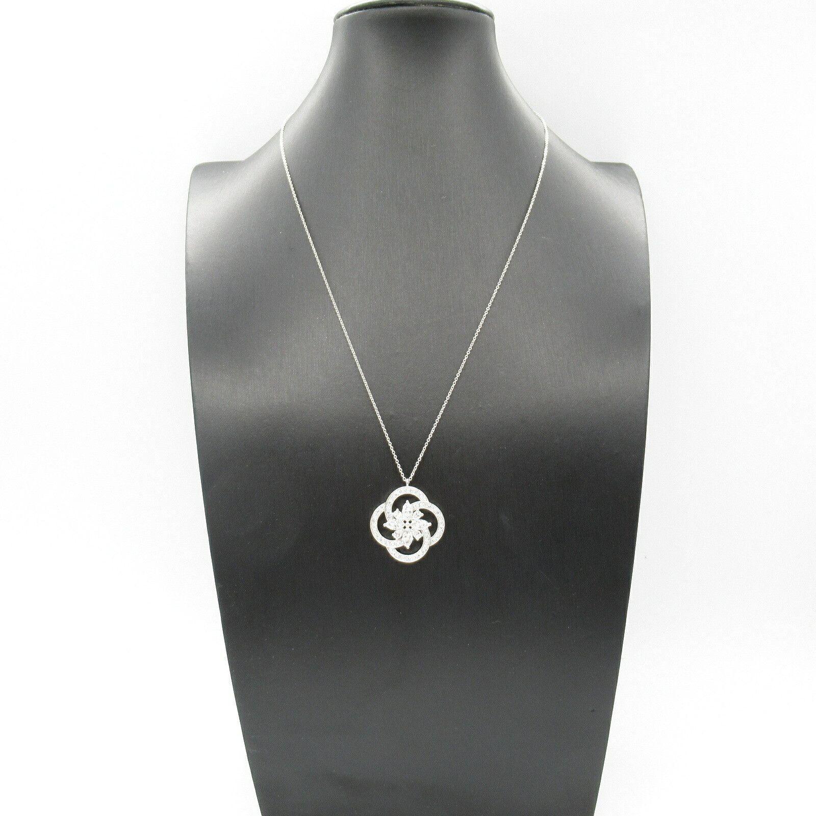 Tiffany & Co. Tiffany & Co. Tiffany & Co. Victoria Cluster Pt950 Platinum Diamond Necklace Metal Necklace Size ONE SIZE - 6 Thumbnail