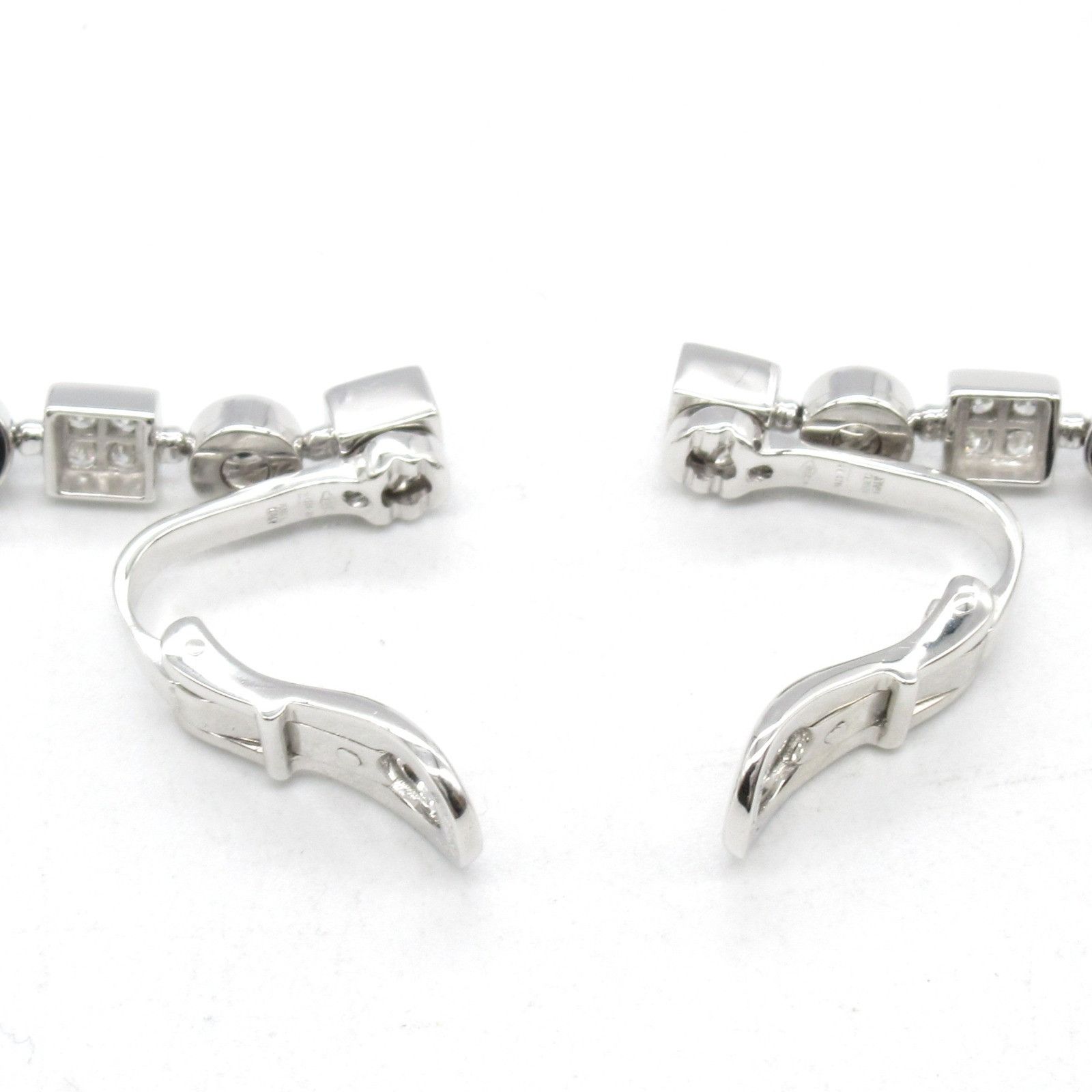 Bvlgari Bvlgari BVLGARI Lucia Au750 Diamond Earrings Metal Earrings Size ONE SIZE - 3 Thumbnail