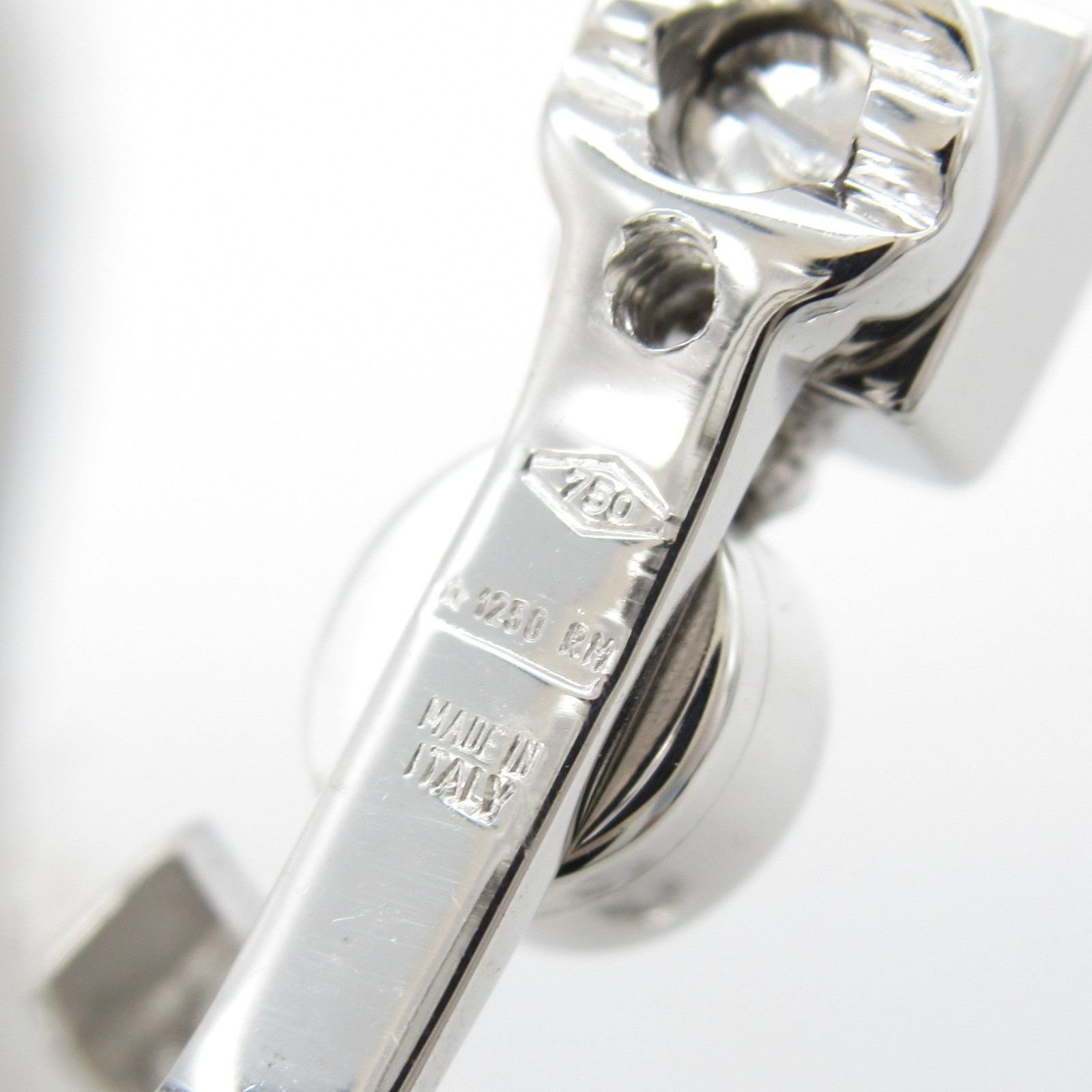 Bvlgari Bvlgari BVLGARI Lucia Au750 Diamond Earrings Metal Earrings Size ONE SIZE - 6 Thumbnail