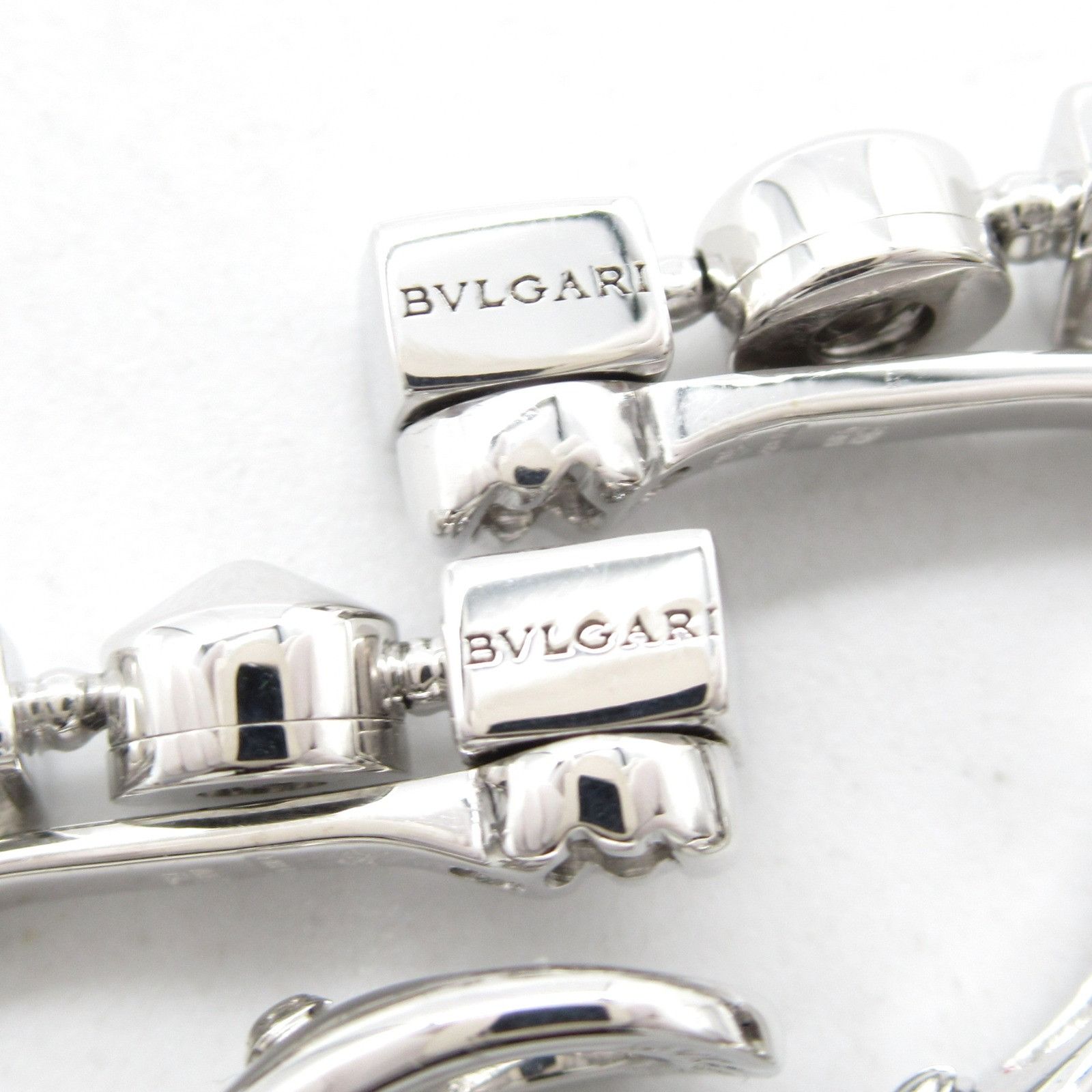 Bvlgari Bvlgari BVLGARI Lucia Au750 Diamond Earrings Metal Earrings Size ONE SIZE - 5 Thumbnail