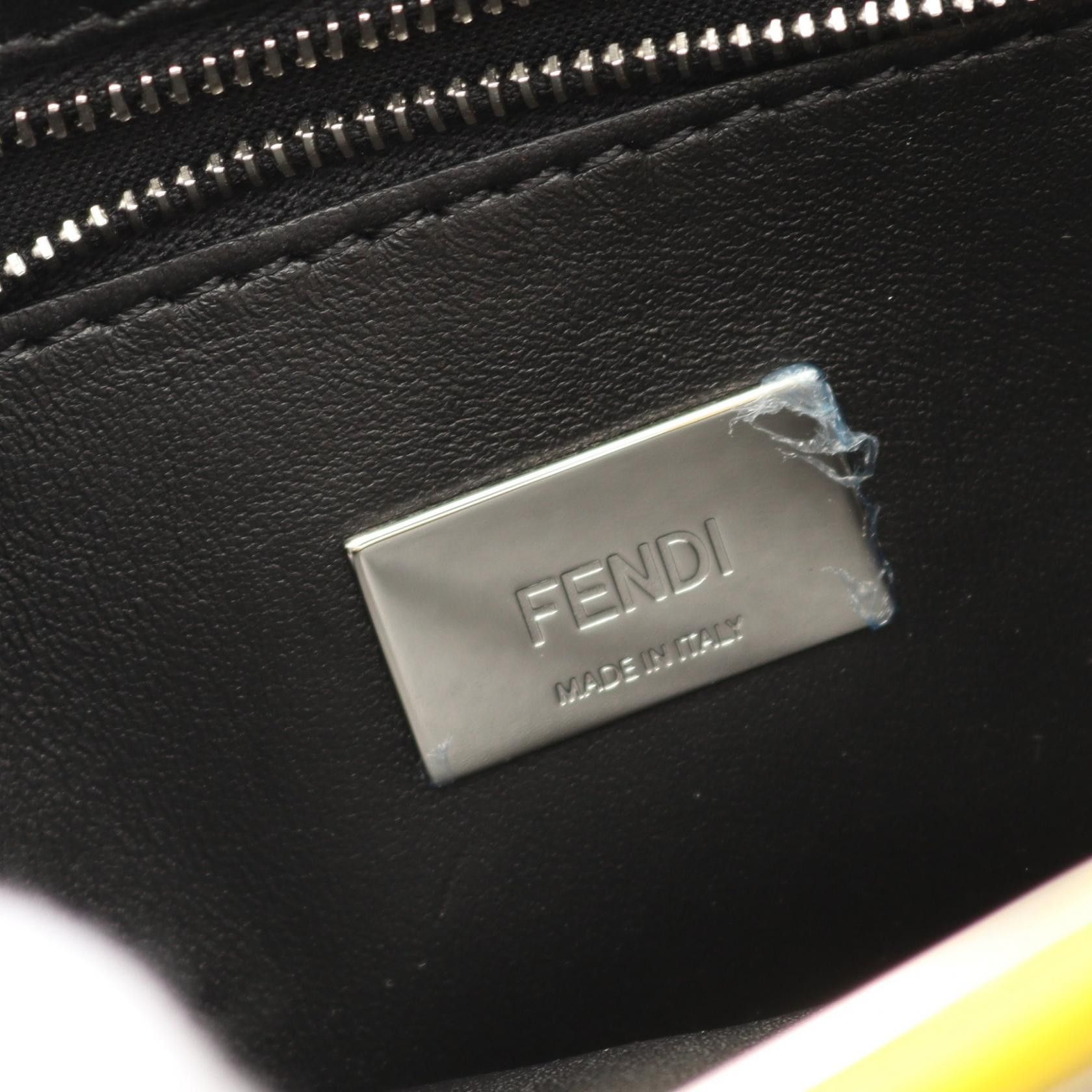 Fendi Fendi Fendi Mini Peekaboo Leather Fur Handbag Leather Handbag 8BN244 Size ONE SIZE - 4 Thumbnail