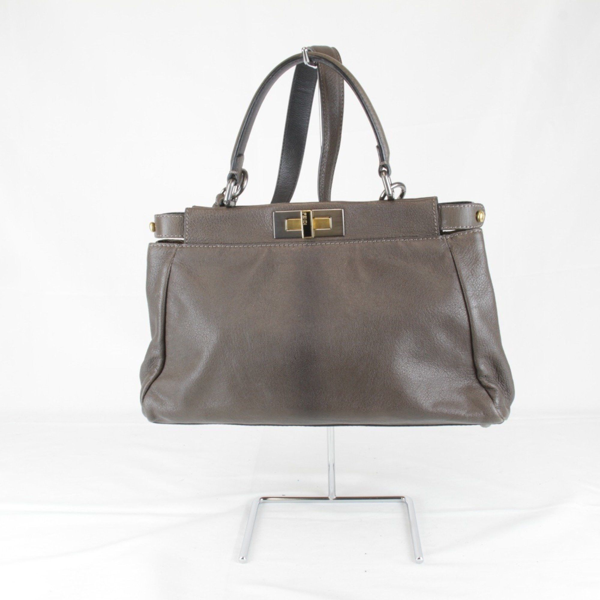 Fendi FENDI Peekaboo 2way handbag leather for women Size ONE SIZE - 2 Thumbnail
