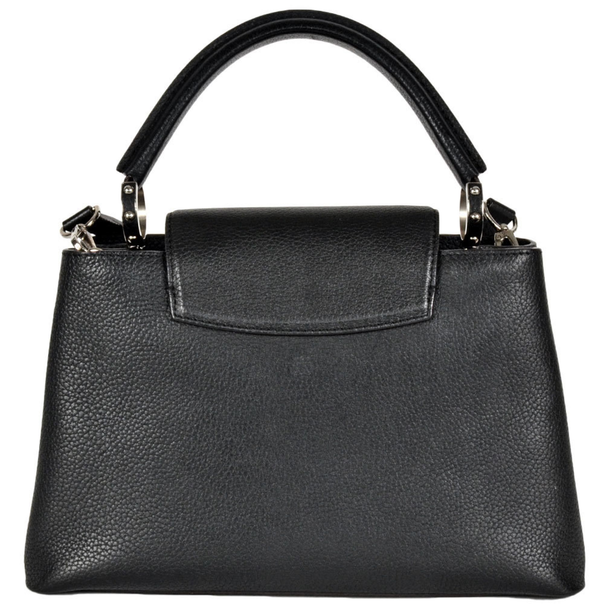 Louis Vuitton Louis Vuitton Capucines MM Handbag Leather M42242 Noir SP4177 Women's Size ONE SIZE - 3 Thumbnail